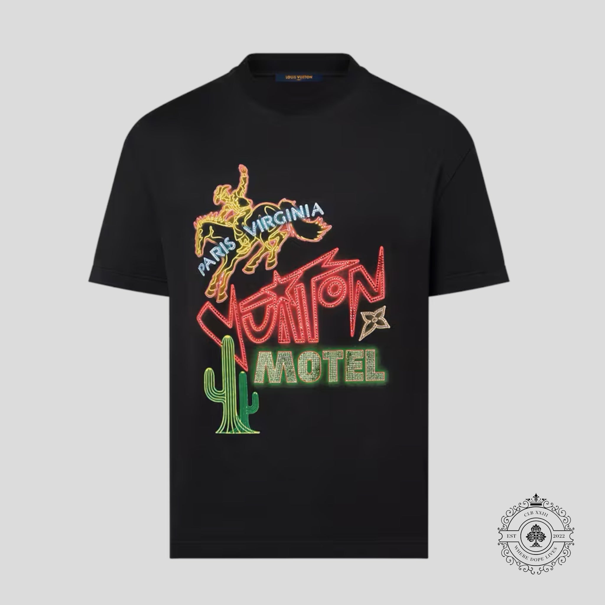 Chemise graphique du motel Louis Vuitton