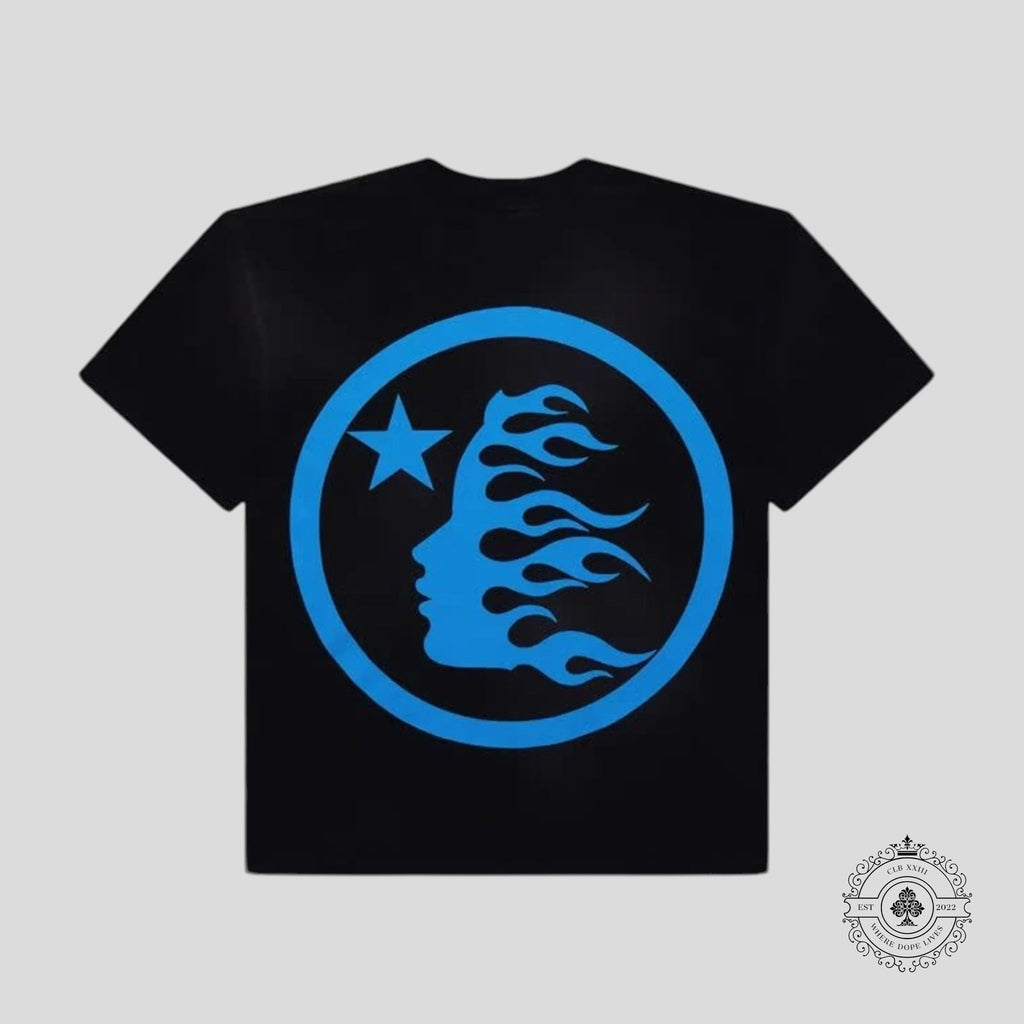 T-shirt Hellstar Classic Logo Noir/Bleu