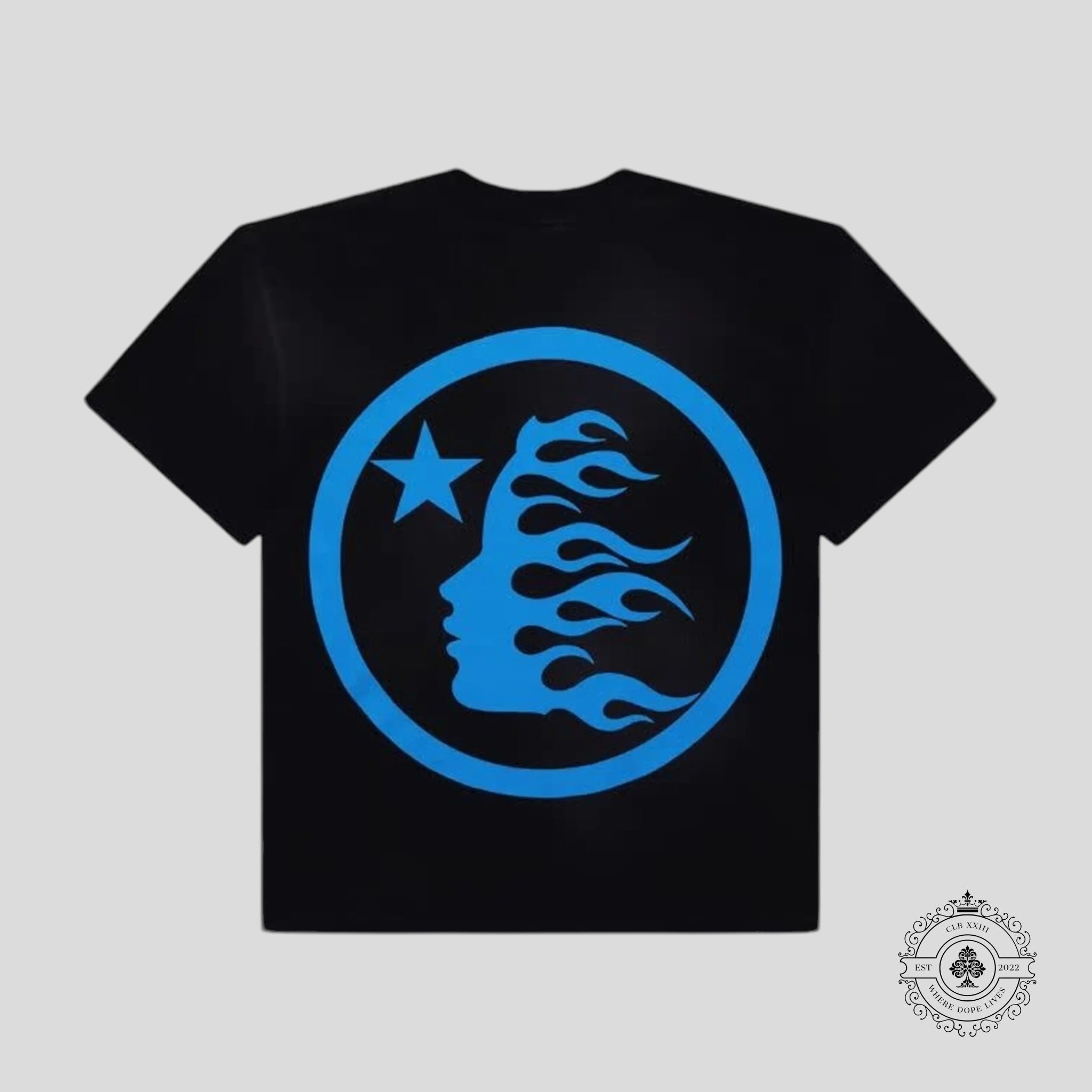 T-shirt Hellstar Classic Logo Noir/Bleu