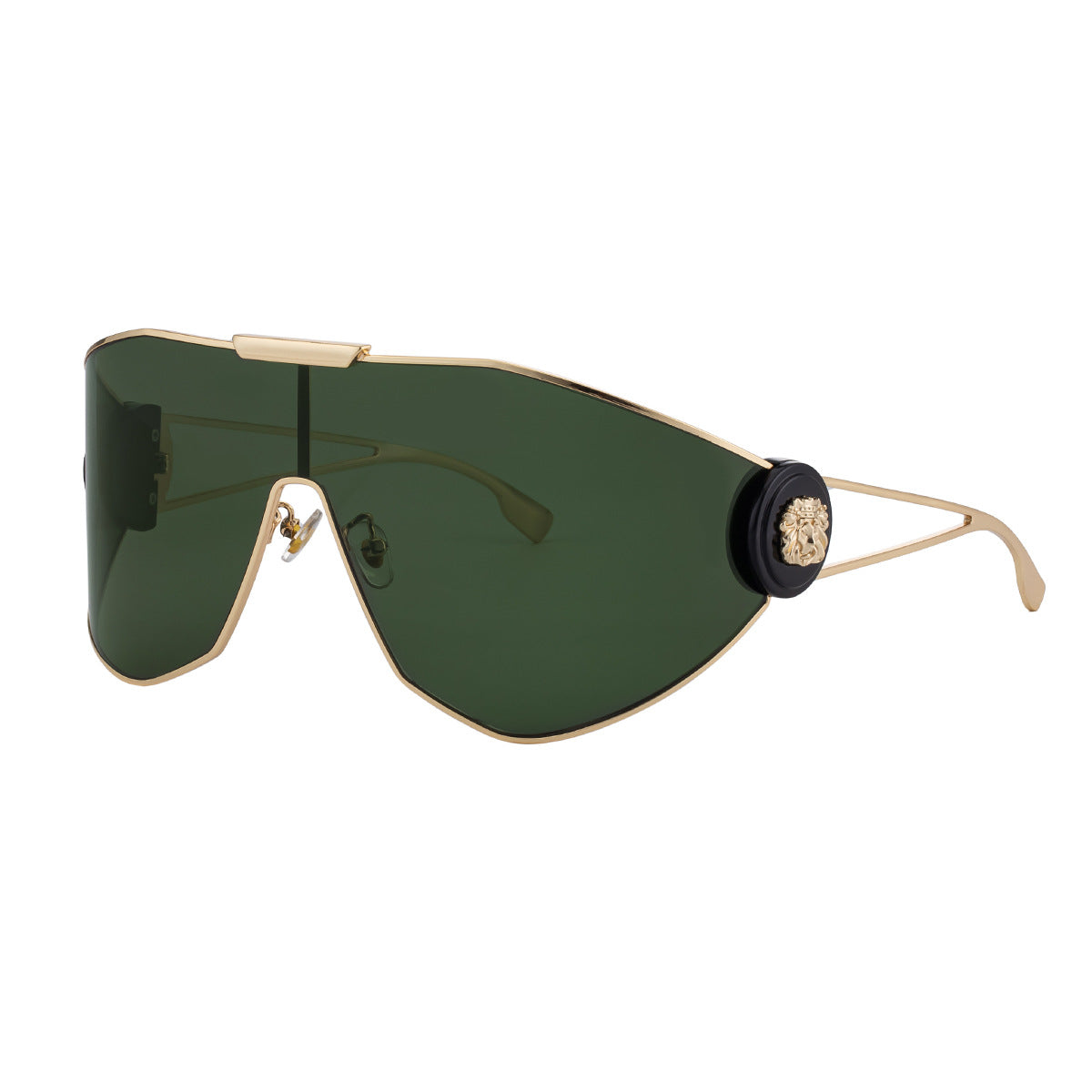 Lunettes de soleil aviateur sport plein cadre pour femmes — Protection UV intégrée aux verres