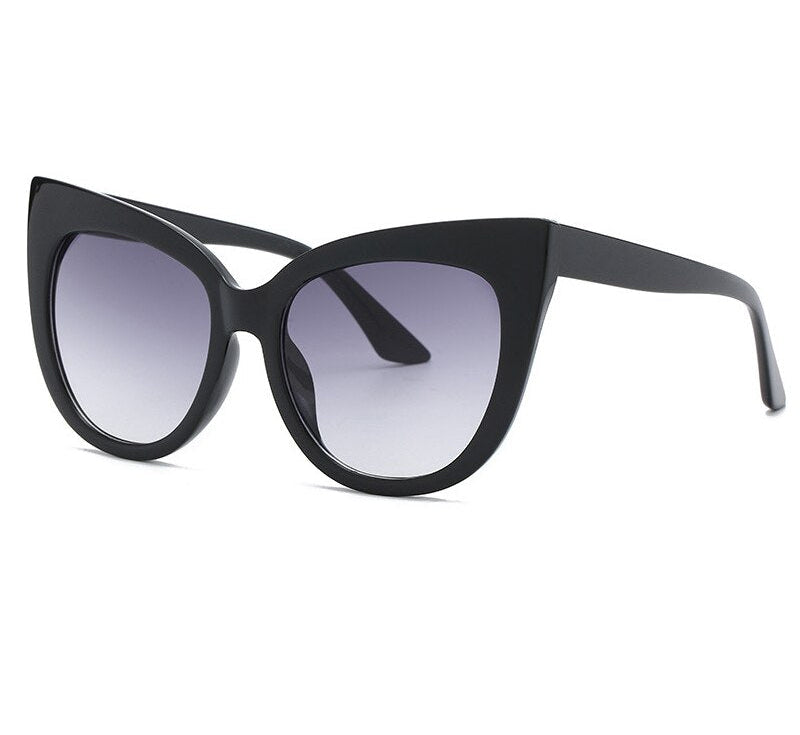 Lunettes de soleil oversize œil de chat pour femme UV400