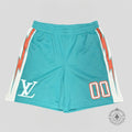 Short de sport Louis Vuitton turquoise