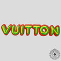 Enseigne de magasin Louis Vuitton lettres bulles