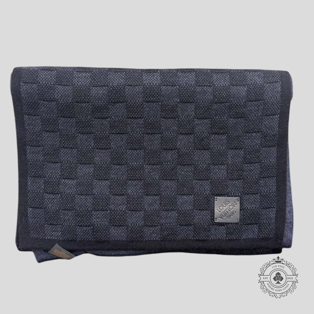 Écharpe Damier Louis Vuitton marine