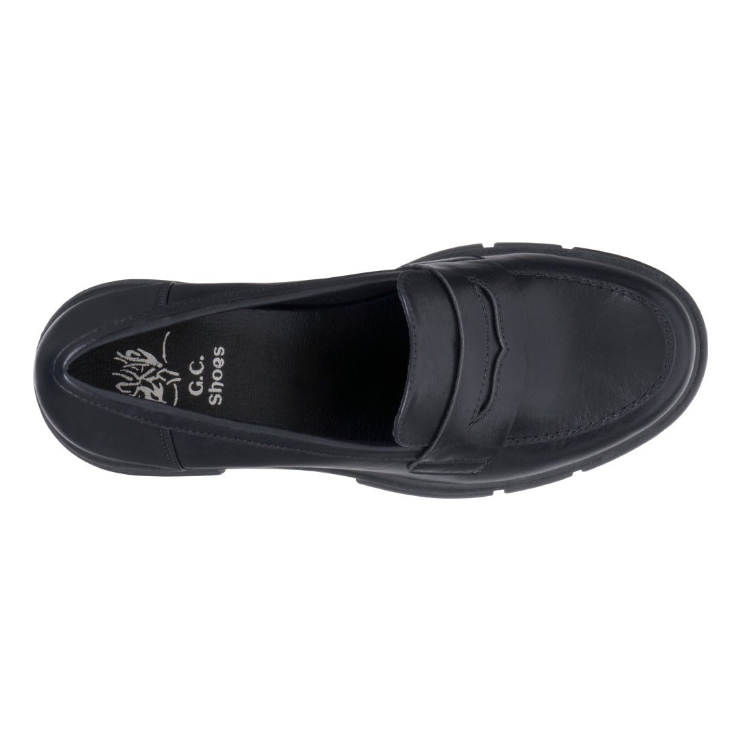 Mocassins Vance noirs pour femme
