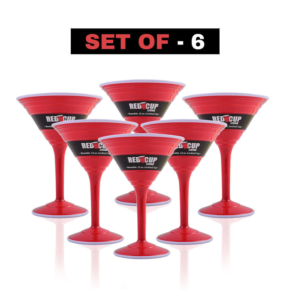 12oz Reusable Cocktail Cups | Unbreakable & BPA Free | Perfect for Parties, Camping, & Outdoors