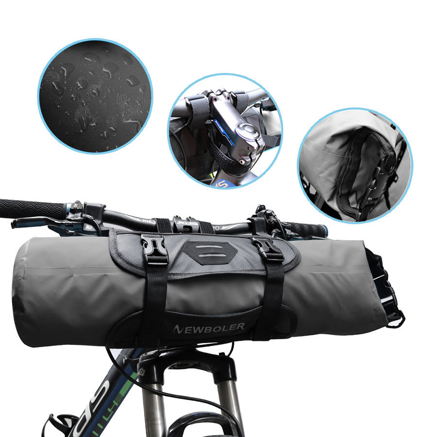 Sac de tube avant de vélo Sacoche de guidon de vélo étanche Panier de vélo Sacoche de cadre avant de vélo Accessoires de vélo Sacoches de guidon étanches Sacs de rangement pour vélos Sacoches avant pour vélos de route Accessoires de rangement de vélo