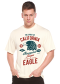 T-shirt graphique à manches courtes en viscose de bambou et coton biologique The Spirit of Spun Bamboo® pour homme