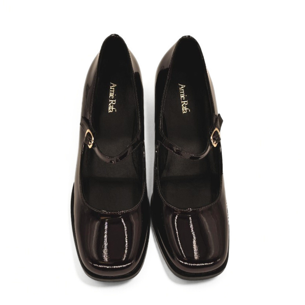 Jackie Patent Leather Mary Jane Heels