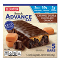 Barres-collation Elevation Caramel Double Chocolat Croquant, 5 unités