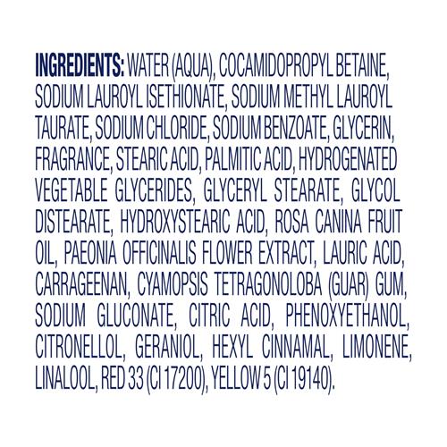 Dove Gel Douche Soin Douceur Pivoine & Huile de Rose Pour une Peau Douce Comme une Lotion Pendant 24h Nettoyant Hydratant Sans Sulfates Sans Parabènes 591 ml