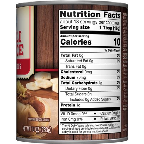 Sauce chili pour hot-dog Kroger 283 g