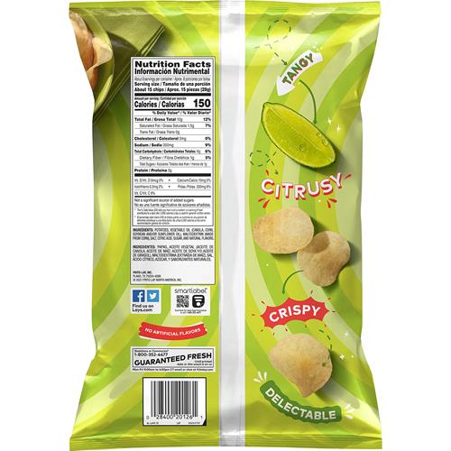 Croustilles Lays saveur citron, sac de 7,75 oz