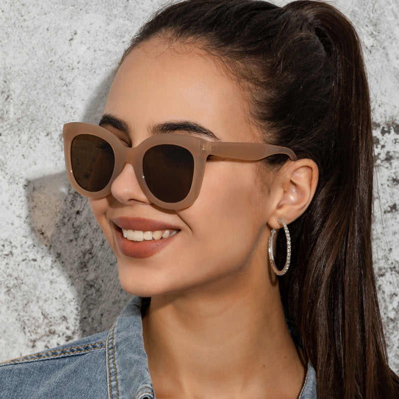 Lunettes de soleil à grandes montures – Lunettes tendance surdimensionnées pour femmes