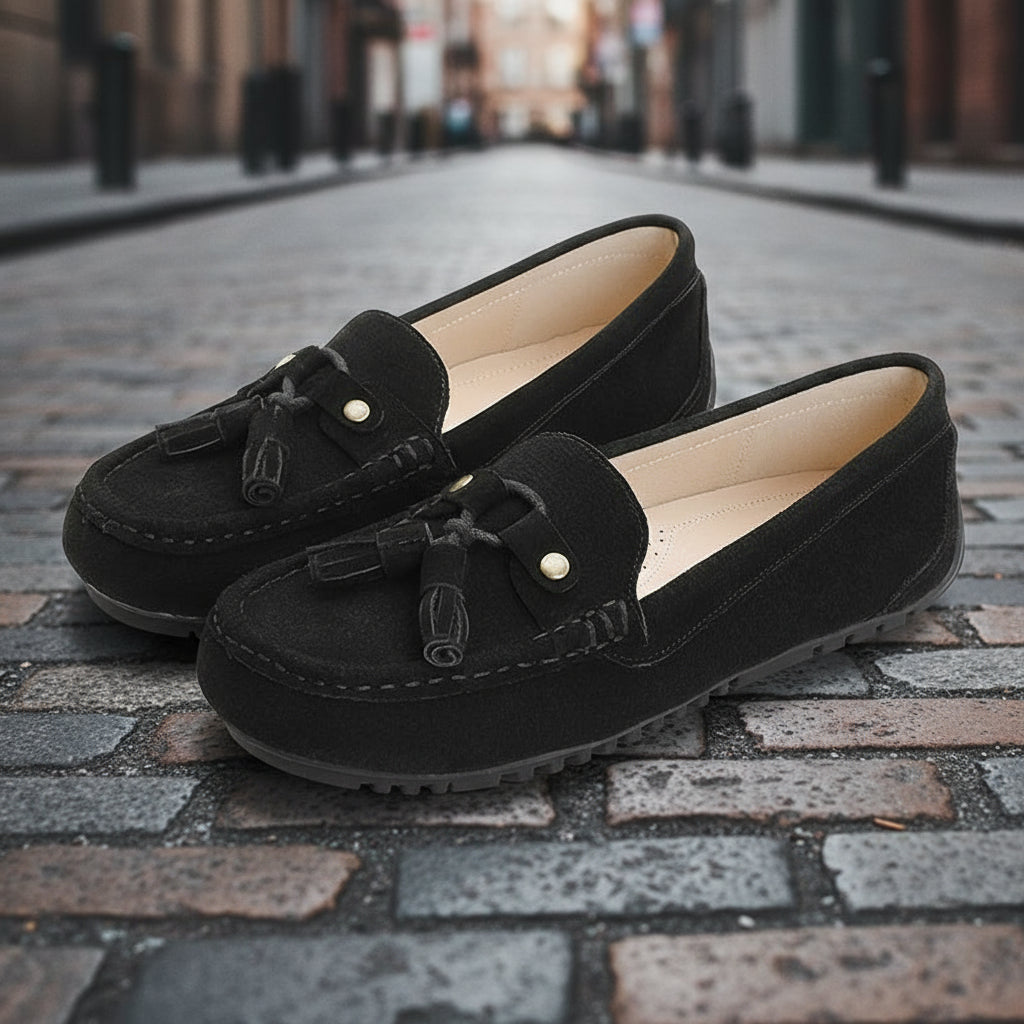 Mocassins plats souples et antidérapants à enfiler — Chaussures confortables pour femmes