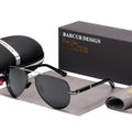 Lunettes de Soleil Aviateur Luxe pour Homme Polarisées Style Pilote Accessoires Homme Conduite Pêche Randonnée Protection UV400