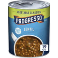 Progresso Soupe aux lentilles, Soupe en conserve classique aux légumes, Sans gluten, 538 g