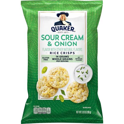 Quaker Galettes de riz Crème aigre et oignon, 86 g