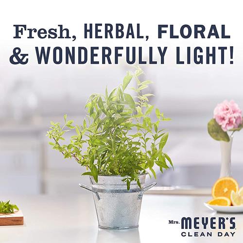 Savon liquide pour les mains Mrs. Meyer's Clean Day, formule biodégradable et non testée sur les animaux, parfum verveine citronnée, 370 ml