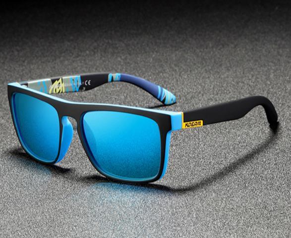 Nouvelles lunettes de soleil populaires polarisées miroir, tendance pour homme et femme, avec monture ultralégère, lunettes de soleil de sport carrées avec protection UV400
