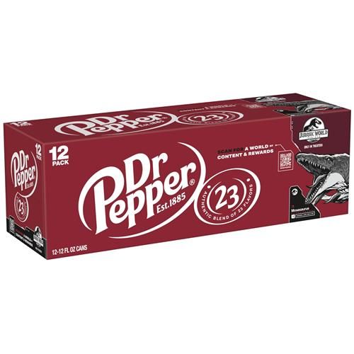 Boisson gazeuse Dr Pepper, canettes de 355 ml, paquet de 12