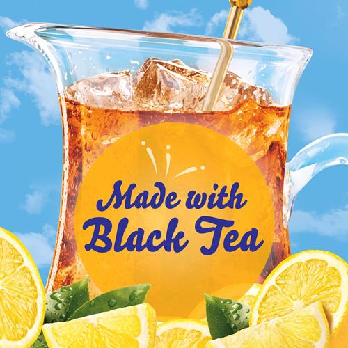 Crystal Light Boisson en poudre saveur thé glacé citron sans sucre, naturellement aromatisée, 4 sachets pour pichets