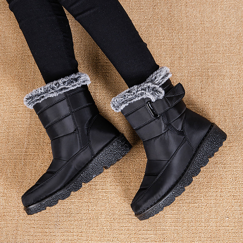 Bottes de neige imperméables et douillettes pour femme