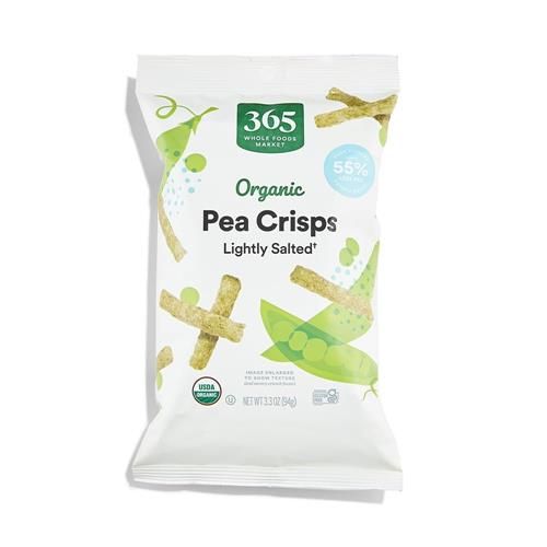 Whole Foods Market, Croustilles de pois biologiques légèrement salées, 93,5 g
