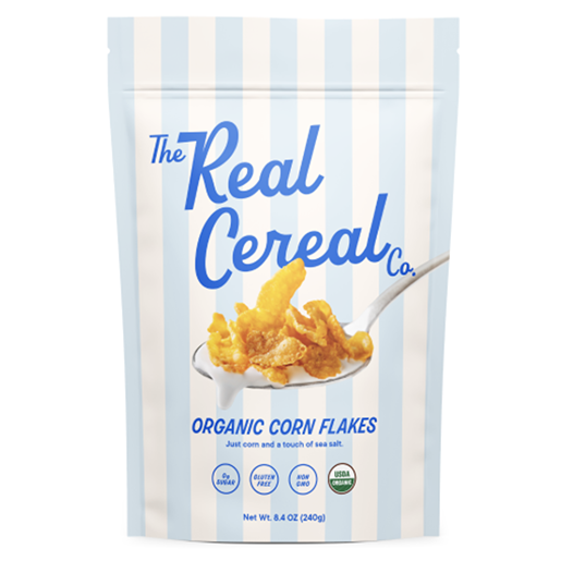 The Real Cereal Co. - Corn Flakes biologiques (240G)