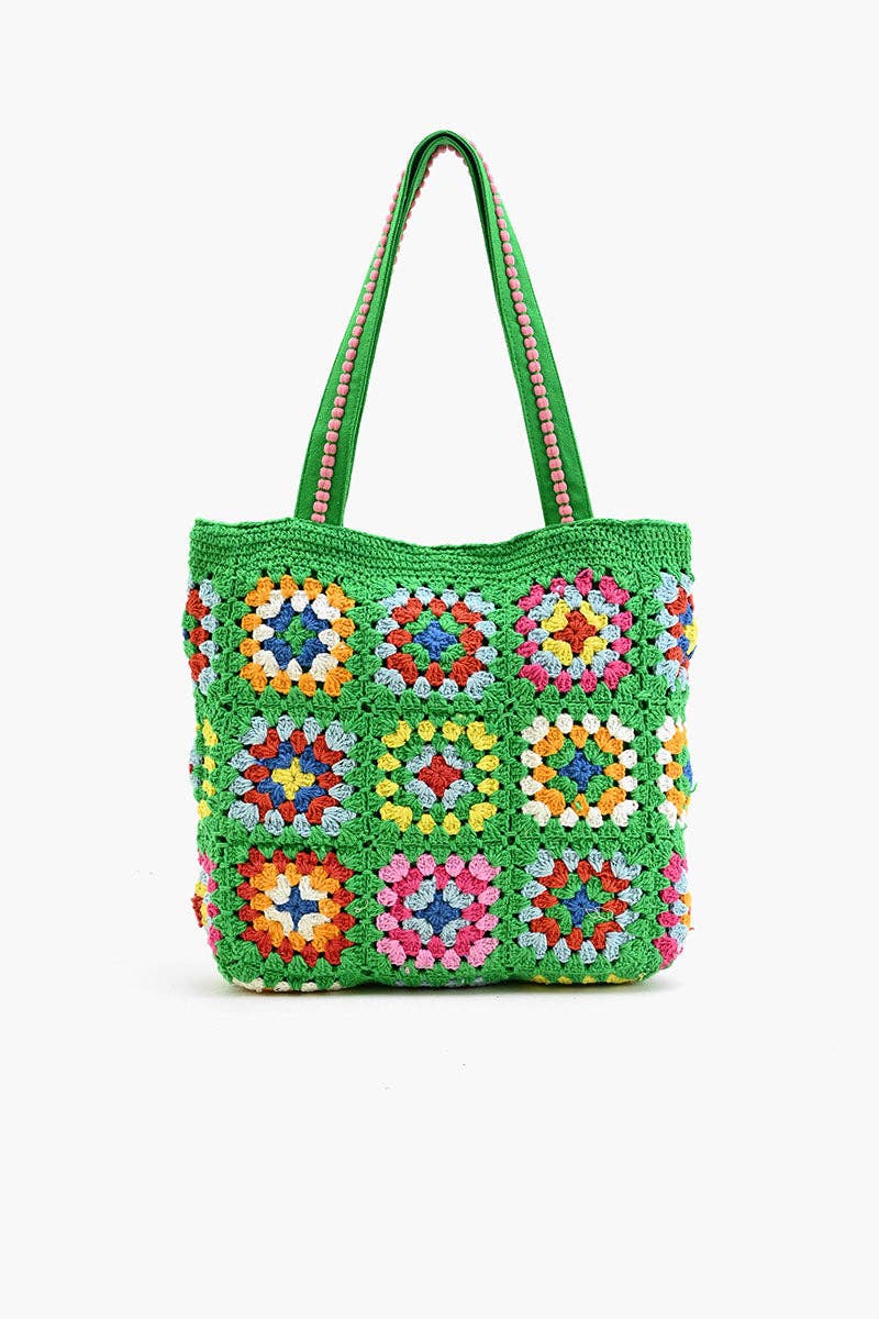 Sac fourre-tout au crochet « Éclat enraciné »
