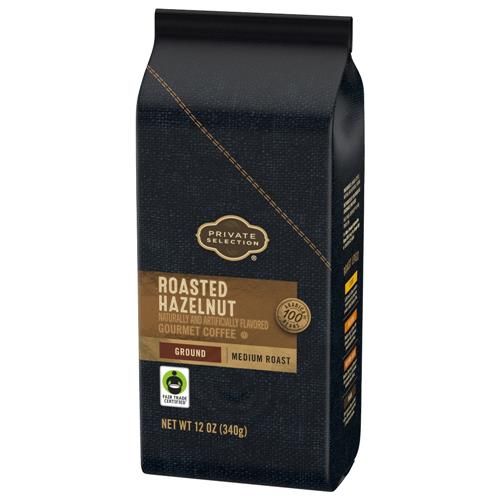 Café moulu torréfié moyen aux noisettes Private Selection 340 g