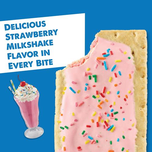 Pop Tarts, Pâtisseries Milkshake Fraise, 383 grammes