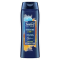Gel douche 3 en 1 pour homme Suave Men, savon pour le corps pour une peau et des cheveux hydratés, pour le corps, le visage et les cheveux, avec un parfum frais longue durée, 532 ml