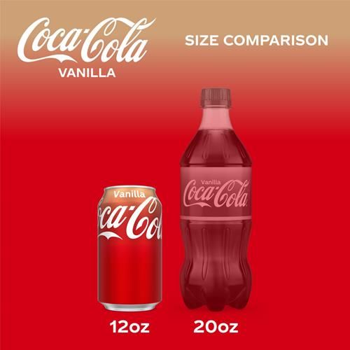 Coca-Cola Vanille, 355 ml, paquet de 12