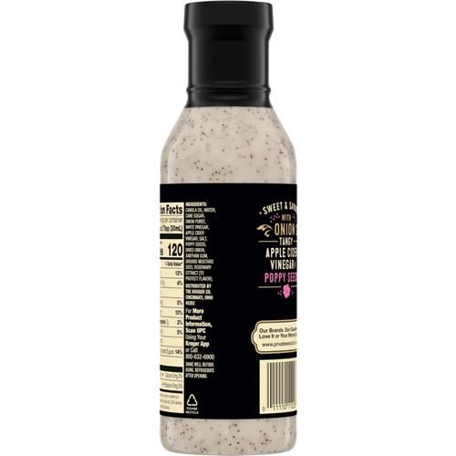 Vinaigrette aux graines de pavot Sélection équilibrée 355 ml