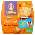 Annie's Homegrown, Macaroni au Fromage Cheddar Vieilli Véritable, Paquet de 4, 227 g
