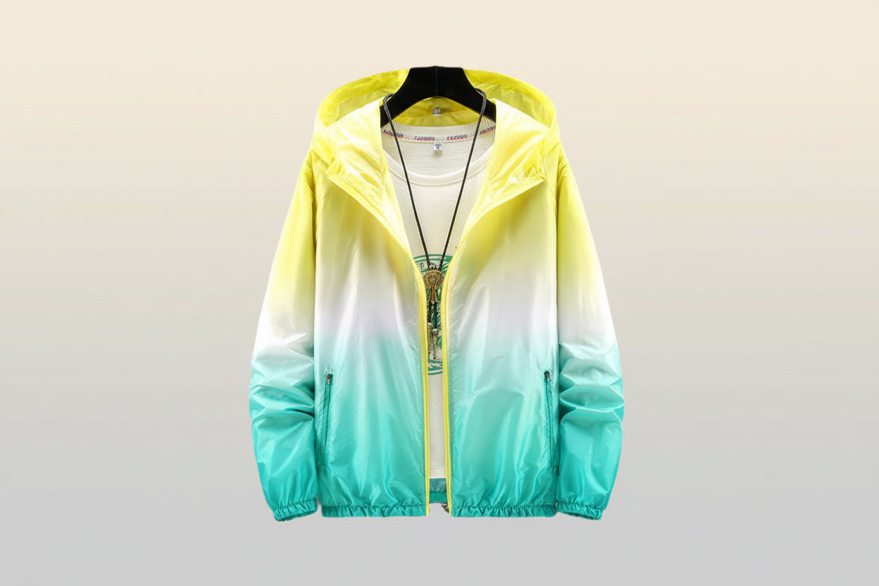 Veste légère à capuche de protection solaire