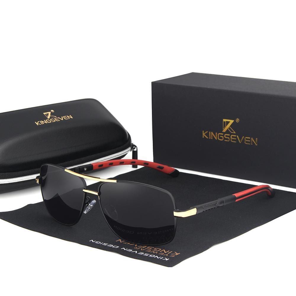 Lunettes de soleil pour hommes de marque, en aluminium et magnésium, verres polarisés miroir