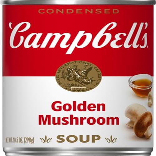Soupe aux champignons dorés condensée de Campbell, boîte de 10,5 onces
