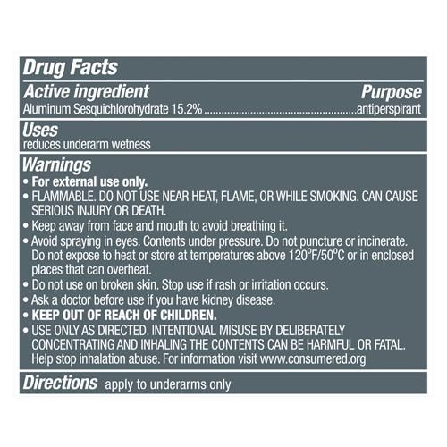 Dove Men+Care Anti-transpirant Déodorant en vaporisateur sec pour hommes Extra Fresh Protection de 72 heures contre la sueur et les odeurs avec la technologie Triple Défense 3,8 oz