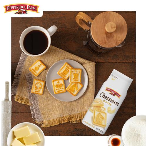 Biscuits au beurre Chessmen de Pepperidge Farm, sac de 205 g (l'emballage peut varier)