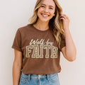 T-shirt Marche par la foi, T-shirt inspirant, Motivationnel