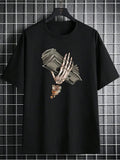 T-shirt imprimé à manches courtes pour homme