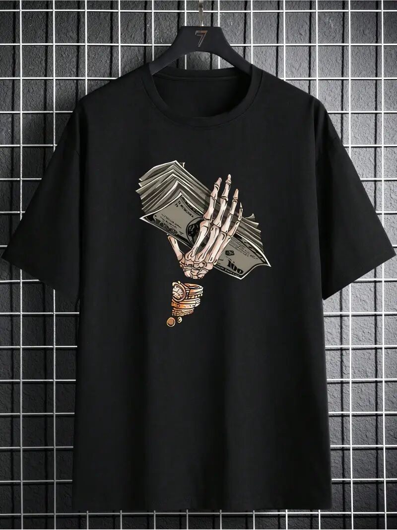 T-shirt imprimé à manches courtes pour homme