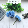 6 pcs Soie Étamine Fleur Artificielle Bouquet Mariage Fête Décoration Couronne Faite Main Cadeau Scrapbooking Artisanat Faux Fleurs