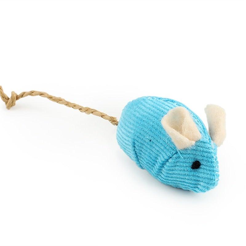 Lot de 6 jouets assortis pour chat - Souris en peluche avec herbe à chat pour chaton