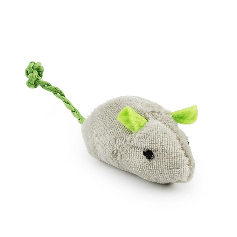 Lot de 6 jouets assortis pour chat - Souris en peluche avec herbe à chat pour chaton