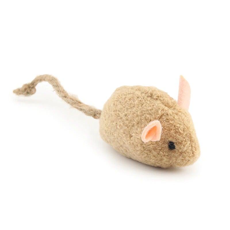 Lot de 6 jouets assortis pour chat - Souris en peluche avec herbe à chat pour chaton