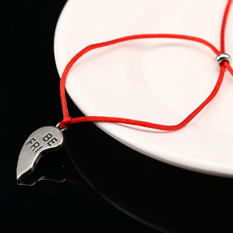 6 pièces/ensemble Bracelets faits à la main Tressés Corde Rouge Noir 7 Nœuds Bijoux Porte-Bonheur Bracelet Protection Amitié Confortable Rouge Bracelet Petits Yeux Pour Enfants