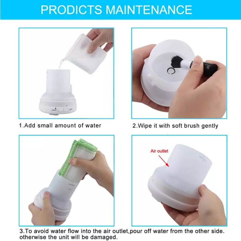 Diffuseur et humidificateur d'arômes d'huiles essentielles ultrasoniques 200ML avec 7 lumières LED et télécommande